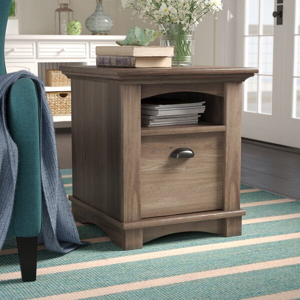 Mcabee End Table With Storage  By Highland Dunes